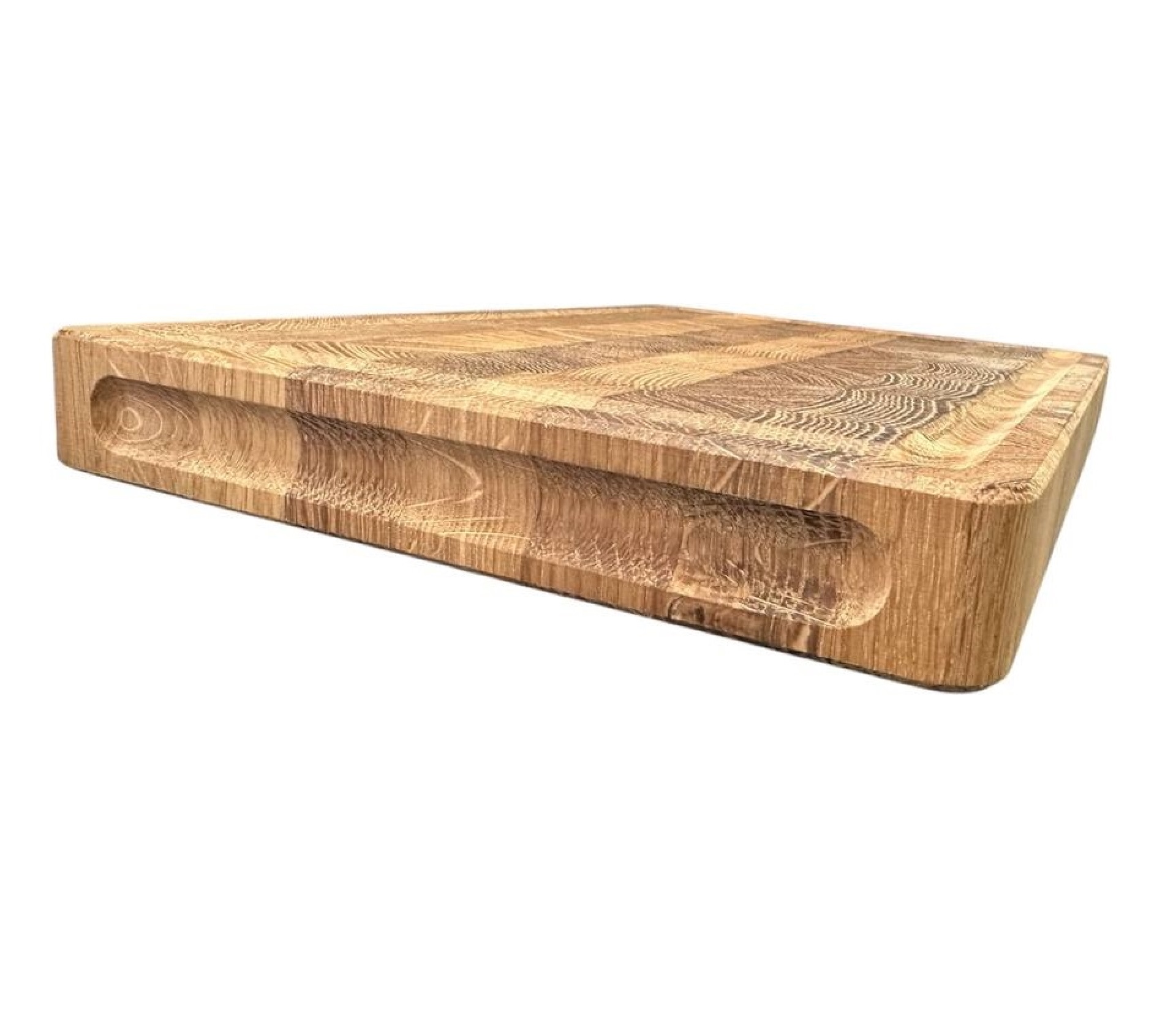 Разделочная доска с желобом / Дуб / масло-воск / 30 * 200 * 300 мм