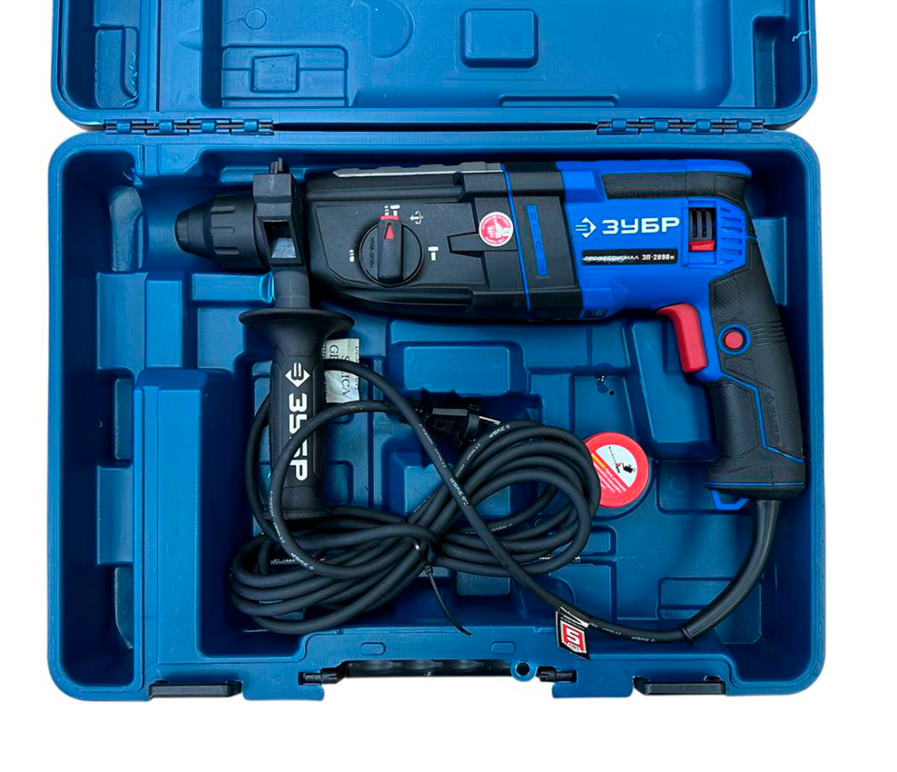 Перфоратор сетевой Зубр Профессионал ЗП-2890 М / 900 Вт / SDS-plus / кейс